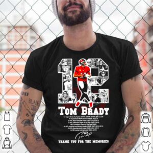 12 Tom Brady Tampa Bay Buccaneers signature shirt