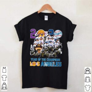 2020 Year Of The Champions La Lakers And La Dodgers shirt