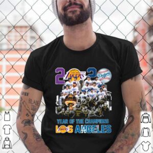 2020 Year Of The Champions La Lakers And La Dodgers shirt