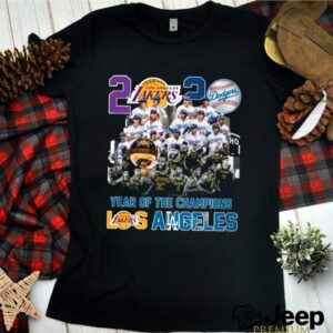 2020 Year Of The Champions La Lakers And La Dodgers hoodie, sweater, longsleeve, shirt v-neck, t-shirt 3 Shirt, hoodie, sweater, long sleeve and tank top