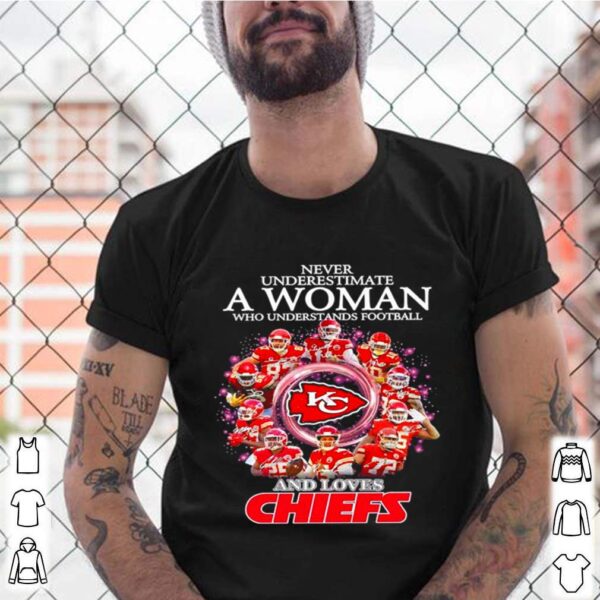 2021 Never Underestimate A Woman Who Understands Football And Loves Chiefs hoodie, sweater, longsleeve, shirt v-neck, t-shirt