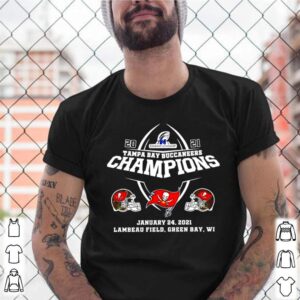 2021 Tampa Bay Buccaneers champions Lambeau field Green Bay shirt