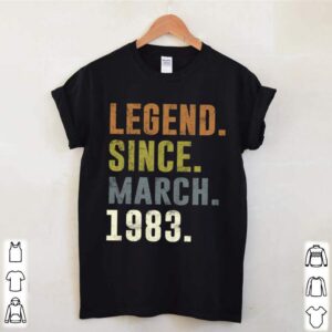 38th Retro Birthday Vintage Legend Since 1983 hoodie, sweater, longsleeve, shirt v-neck, t-shirt 1 Shirt, hoodie, sweater, long sleeve and tank top