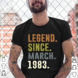 38th Retro Birthday Vintage Legend Since 1983 shirt