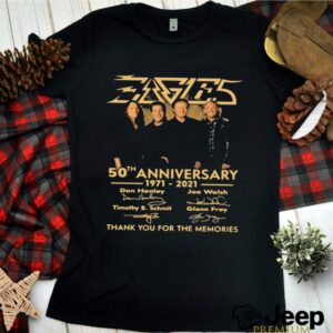 50th Anniversary 1971 2021 Don Henley Joe Walsh Timothy B. Schmit Scott Crago Signature shirt