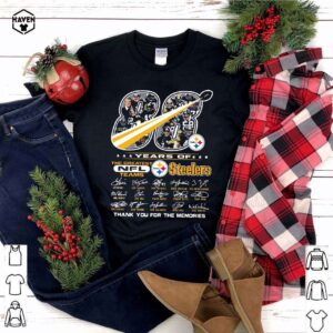 88 years of Pittsburgh Steelers the greatest NFl teams thank you for the memories signatures hoodie, sweater, longsleeve, shirt v-neck, t-shirt