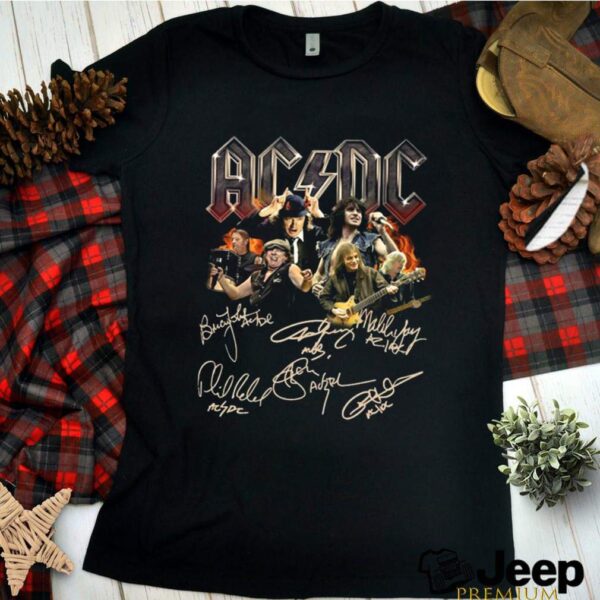 Ac Dc Rock Band 2021 Signatures hoodie, sweater, longsleeve, shirt v-neck, t-shirt