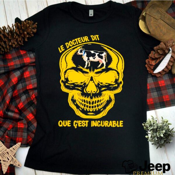 Akull le dogteur dit que cest incurable cow hoodie, sweater, longsleeve, shirt v-neck, t-shirt