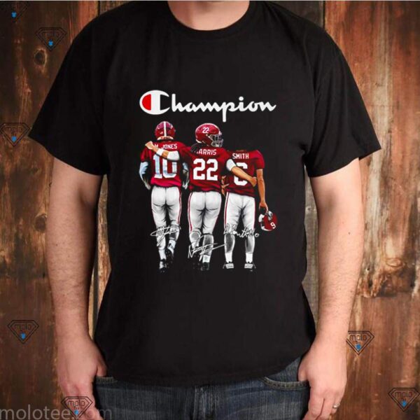 Alabama Crimson Tide champion Jones Harris Smith signature hoodie, sweater, longsleeve, shirt v-neck, t-shirt