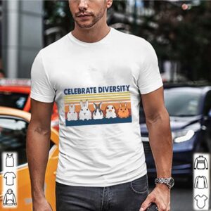 Awesome Bunny Celebrate Diversity Vintage shirt 2