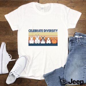 Awesome Bunny Celebrate Diversity Vintage shirt 3