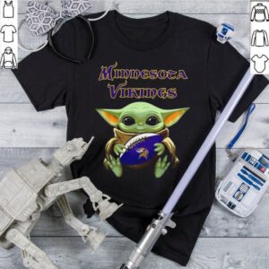 Baby Yoda Hug Minnesota Vikings 2021