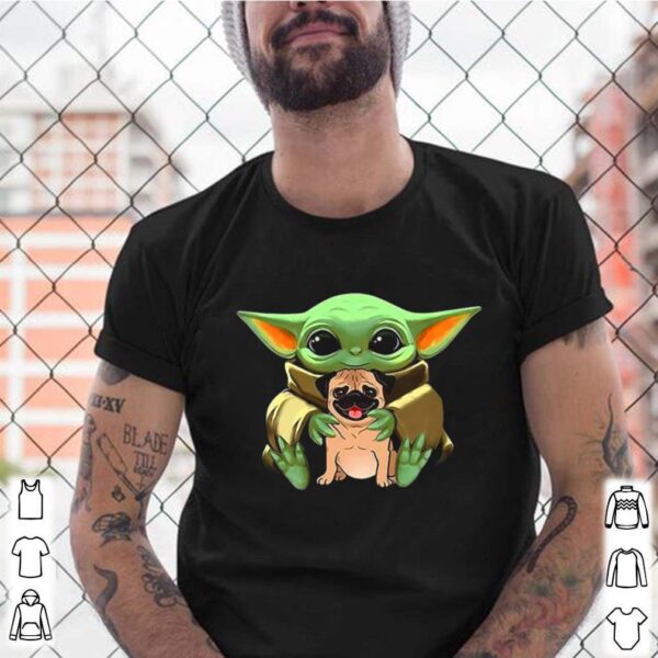 Baby Yoda Hug Pug Dog 2021 hoodie, sweater, longsleeve, shirt v-neck, t-shirt