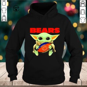 Baby Yoda Loves The Chicago Bears Star Wars hoodie, sweater, longsleeve, shirt v-neck, t-shirt 2