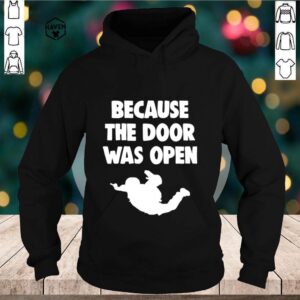 Because The Door Was Open Skydrive shirt