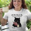 Black Cat Coffee Because Murder Is Wrong Shirt