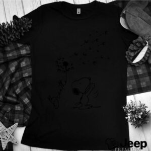 Breathe Snoopy Dandelion shirt