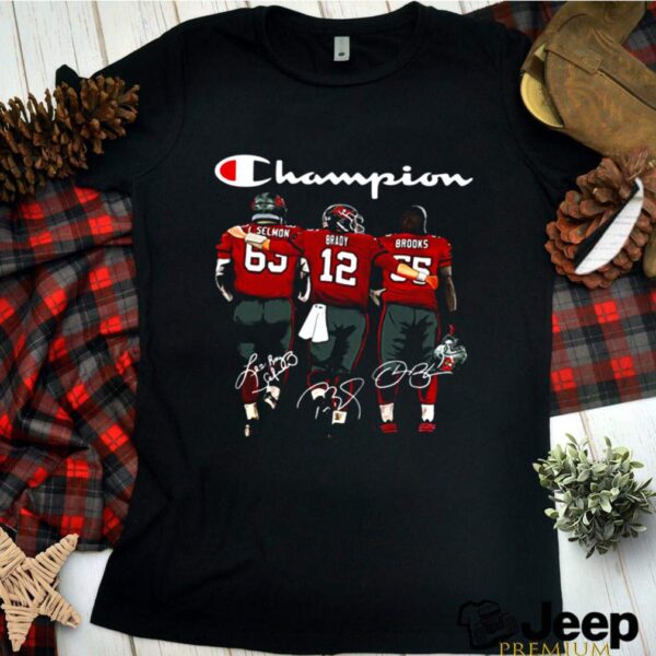 Champion Lee Roy Selmon Tom Brady Derrick Brooks signatures hoodie, sweater, longsleeve, shirt v-neck, t-shirt