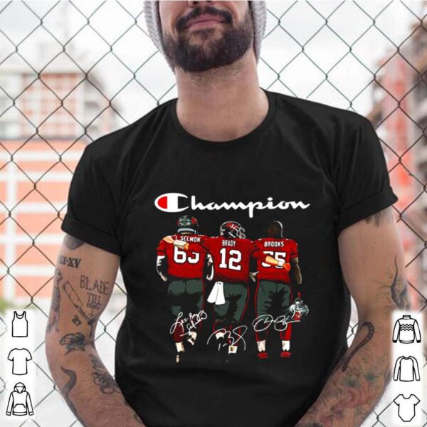 Champion Lee Roy Selmon Tom Brady Derrick Brooks signatures hoodie, sweater, longsleeve, shirt v-neck, t-shirt