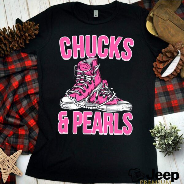 Chucks And Pearls 2021 Biden Harris hoodie, sweater, longsleeve, shirt v-neck, t-shirt