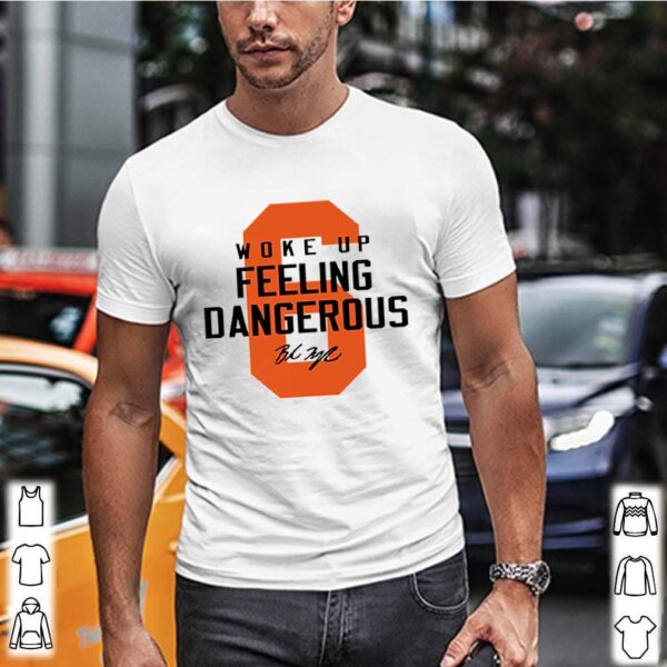 Cleveland Browns 6 Baker Mayfield woke up feeling dangerous hoodie, sweater, longsleeve, shirt v-neck, t-shirt