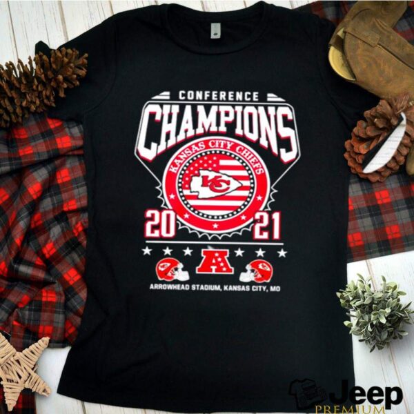 Conference champions Kanas City Chiefs 2021 arrowhead stadium Kanas City hoodie, sweater, longsleeve, shirt v-neck, t-shirt