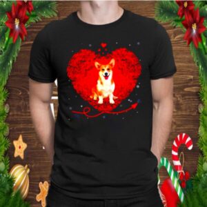 Corgi Heart Love Dog Lover Valentines shirt