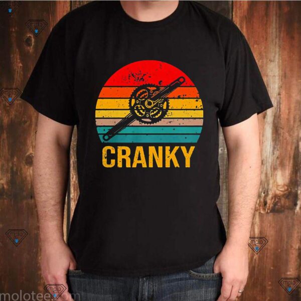 Cranky Bicycle Pedal Vintage Tee Shirts