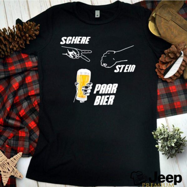 Denis Lemieux Schere Stein Paar Bier Thoodie, sweater, longsleeve, shirt v-neck, t-shirt