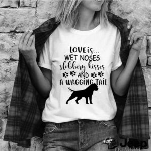 Doberman Dog Loves Wet Noses Slobbery Kisses And Wagging Tail hoodie, sweater, longsleeve, shirt v-neck, t-shirt 1 Shirt, hoodie, sweater, long sleeve and tank top