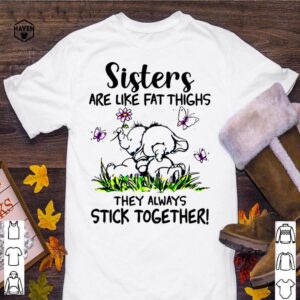Elephant Sisters Are Like Fat Thighs They Always Stick Together hoodie, sweater, longsleeve, shirt v-neck, t-shirt