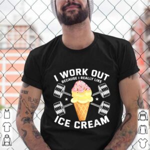 Fitness Trainer Ice Cream Bodybuilder Sweet Cheat Day shirt