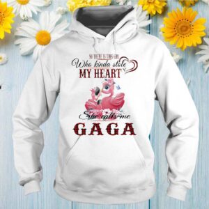 Flamingo So Ther’s This Girl Who Kinda Stole My Heart She Calls Me Gaga Tee Shirts