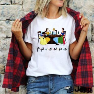 Frida Kahlo and Disney princesses drinking Friends TV show funny hoodie, sweater, longsleeve, shirt v-neck, t-shirt 3 Shirt, hoodie, sweater, long sleeve and tank top