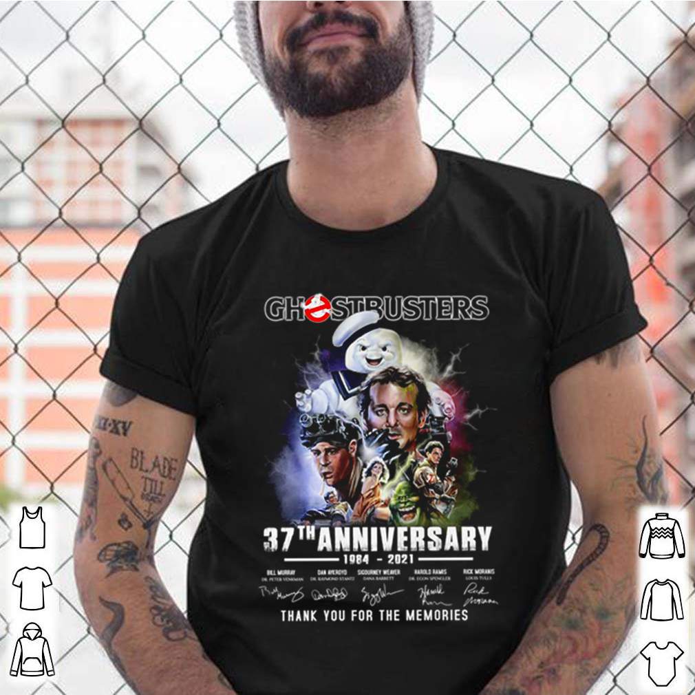 Ghostbusters 37th anniversary 1984 2021 thank you for the memories signatures hoodie, sweater, longsleeve, shirt v-neck, t-shirt (3)