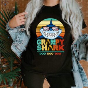 Grampy Shark Doo Doo Doo Wear Sunglasses Vintage shirt