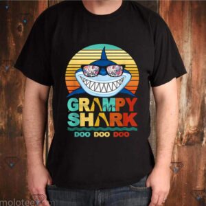 Grampy Shark Doo Doo Doo Wear Sunglasses Vintage shirt