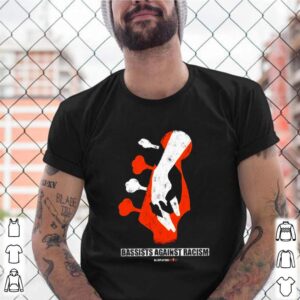 Guitar bassist against racism shirt