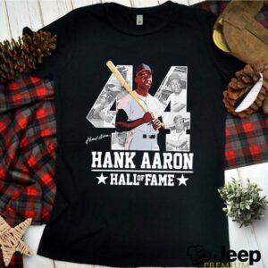 Hank Aaron 44 Hof Milwaukee atlanta Baseball Jersey Hammer Aaron shirt