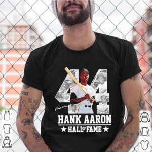 Hank Aaron 44 Hof Milwaukee atlanta Baseball Jersey Hammer Aaron shirt