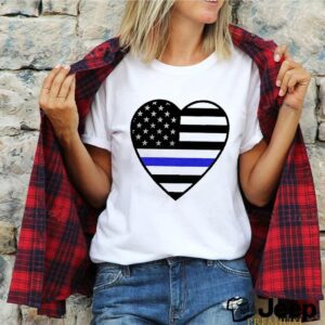 Heart Thin Blue Line shirt