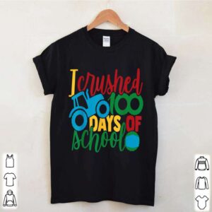 I Crushed 100 Days Of School Boys Monster Truck hoodie, sweater, longsleeve, shirt v-neck, t-shirt