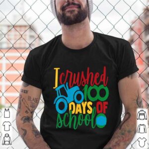 I Crushed 100 Days Of School Boys Monster Truck shirt