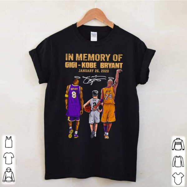 In memory of Gigi Kobe Bryant January 26 2020 signature hoodie, sweater, longsleeve, shirt v-neck, t-shirt