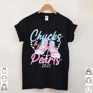 Kamala Harris chucks and pearls 2021 pink converse shirt