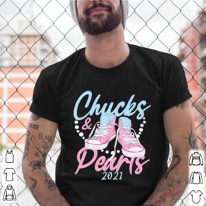 Kamala Harris chucks and pearls 2021 pink converse shirt