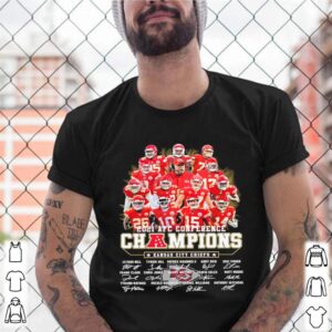 Kansas City Chiefs Team Players 2021 Afc Conference Champions Signatures shirt