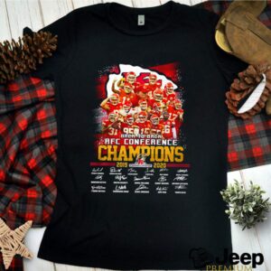 Kansas City Chiefs back to back AFC conference Champions 2019 2020 signature hoodie, sweater, longsleeve, shirt v-neck, t-shirt 3 Shirt, hoodie, sweater, long sleeve and tank top