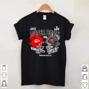 Kansas City Chiefs vs Tampa Bay Buccaneers Super Bowl 2021 Champions shirt