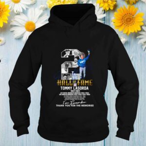 Los Angeles Dodgers Hall of Fame Tommy Lasorda 1927 20201 thank you for the memories hoodie, sweater, longsleeve, shirt v-neck, t-shirt Shirt, hoodie, sweater, long sleeve and tank top